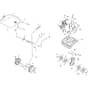 Tiller - Oleo-Mac Multi Function Tool lllustrated parts list Diagram