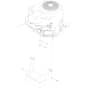 Toro TimeCutter 107cm - 74677 (400000000 - 414699999) Engine and Muffler