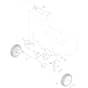 Toro TimeMaster TM76K 76cm - 21811 (406800000 - 409032219) Front Wheel and Height-of-Cut