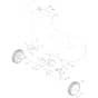 Toro TimeMaster TM76K 76cm - 21811 (409032220 - 410999999) Front Wheel and Height-of-Cut