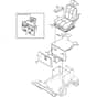 TITAN 740 DC - 2013-2014 - 13-7461-11 - Stiga Front Mower Seat 01 Diagram
