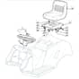 TM 14 36 H - 2010 - 2T0420233/M10 - Mountfield Ride On Mower Seat Diagram
