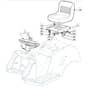 TM 15 36 - 2010 - 2T0320433/M10 - Mountfield Ride On Mower Seat Diagram