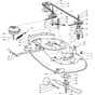 TM 19 43 H - 2010 - 2T1210233/MF0 - Mountfield Ride On Mower Cutting Plate Diagram