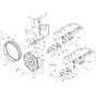 Echo TM-2050 SLOPE Wheel, Motor and Gear box