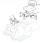 TM 35 - 2009 - 2T2234433/09 - Mountfield Ride On Mower Seat Diagram