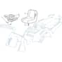TN 220HE - 2010-2012 - 2T6682673/SBR - Castel Garden Ride On Mower Seat Diagram