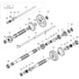 TN 5600 (FINO/UNTIL 2013) -  - Efco Transporter Gear (Gearbox) Diagram