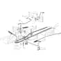 TORNADO 2098 AP - 2017-2018 - 2T0510401/AP17 - Stiga Ride On Mower Brake and Gearbox Controls Diagram