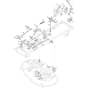 Tornado 398e - 2022-2025 - 2T0660481/ST2 - Stiga Ride On Mower Cutting Plate Lifting Diagram