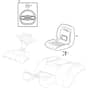 Tornado 398e - 2023 - 2T0660481/ST2S - Stiga Ride On Mower Seat Diagram