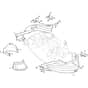 TORNADO 6108 HW - 2017-2019 - 2T1800681/17 - Stiga Ride On Mower Guards Diagram