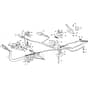 TORNADO 6108 HW - 2020-2021 - 2T1845481/ST1 - Stiga Ride On Mower Brake and Gearbox Controls Diagram