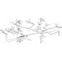 TORNADO 7108 W - 2023-2024 - 2T1835481/ST1P - Stiga Ride On Mower Brake and Gearbox Controls Diagram