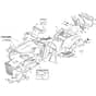 TORNADO 7108 W - 2022-2023 - 2T1845481/ST2 - Stiga Ride On Mower Body Diagram