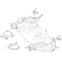 TORNADO 7108 W - 2022-2023 - 2T1845481/ST2 - Stiga Ride On Mower Guards Diagram