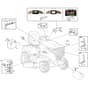 TORNADO 9121 W - 2024-2025 - 2T1950381/ST1 - Stiga Ride On Mower Electric Parts Diagram