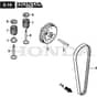 TR 425 HJ - 2023 - 281210003/21 - Stiga Trimmer Cam Pulley Diagram