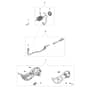 TR 61 E - Oleo-Mac Brushcutter Motor (SN 308xxxx) Diagram