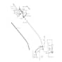 McCulloch TRIM MAC SL - 2010-04 - Shaft & Handle (3) Parts Diagram