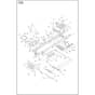 Husqvarna TS220 T - 970728301 - Chassis / Frame