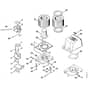 Stihl TS50 - Filter Housing, Air Filter - Parts Diagram