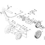 Stihl TS760 - Stop Depth Wheel, Cart For Cutquik - Parts Diagram
