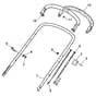 TURBO 48 S BW PLUS H - 2010-2013 - 299486031/S10 - Stiga Rotary Mower Handle Upper Part Diagram