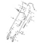 TURBO 53 S H - 2012-2013 - 299536031/S11 - Stiga Rotary Mower Handle Upper Part Diagram