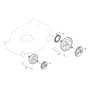 TURBO 53 SVQ H - 2015-2016 - 299537838/S14 - Stiga Rotary Mower Wheels and Hub Caps Diagram