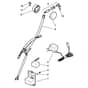 TURBO 55 SE RENTAL B - 2010 - 292552521/S10 - Stiga Rotary Mower Electric Start Controls Diagram
