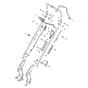 TURBO EXCEL 55 S H BBC - 2010 - 290558031/S10 - Stiga Rotary Mower Handle Upper Part Diagram