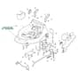TURBO POWER 53 S B - 2014-2015 - 292166028/S14 - Stiga Rotary Mower Deck and Height Adjusting Diagram