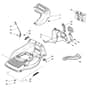 TURBO PRO 50 S B - 2013 - 292502028/S13 - Stiga Rotary Mower Deck and Height Adjusting Diagram
