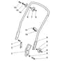 TURBO PRO 55 4S - 2010-2011 - 292553038/S10 - Stiga Rotary Mower Handle Lower Part Diagram