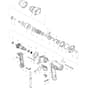 Makita TW0250 - Impact Wrench - Power Tool Diagram