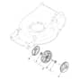 TWINCLIP 50 SVE-R B - 2018-2022 - 294519528/ST1 - Stiga Rotary Mower Wheels and Hub Caps Diagram