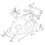 TWINCLIP 55 S B - 2016 - 294562028/S16 - Stiga Rotary Mower Deck and Height Adjusting Diagram