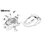 TWINCLIP 55 SVQE H - 2020-2021 - 294563538/ST1 - Stiga Rotary Mower Fan Cover Diagram