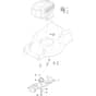 Twinclip 950e V Kit - 2023-2025 - 294513998/UKS - Stiga Rotary Mower Blade and Hub Diagram