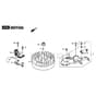 TWINCLIP 955 VE - 2023 - 294563538/ST2 - Stiga Rotary Mower Flywheel Diagram