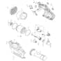 Makita UB001G - Cordless Blower - Power Tool Diagram