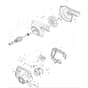 Makita UB1102 - Blower - Power Tool Diagram