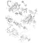 Makita UC003G - 300mm Cordless Chain Saw - Power Tool Diagram