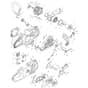Makita UC011G - 350mm Cordless Chain Saw - Power Tool Diagram