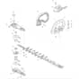 Makita UH009G - 750mm Cordless Hedge Trimmer - Power Tool 02 Diagram
