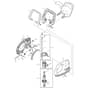 Makita UH7020 - Hedge Trimmer - Power Tool Diagram