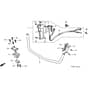 Honda UMK422K1-UE -  Handle Pipe Diagram