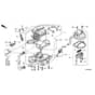 Honda UMK425E2-HAJF-UEET -  Cylinder Head Cover, Crankcase Set Diagram