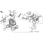 Honda UMK431-LNC -  Crankcase Diagram